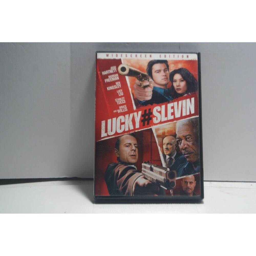 Lucky # Slevin - DVD Bruce Willis Morgan Freeman Action Packed Rollercoaster